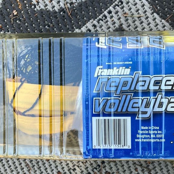 Franklin Black and Yellow Replacement Volleyball Net - Picture 8 of 9